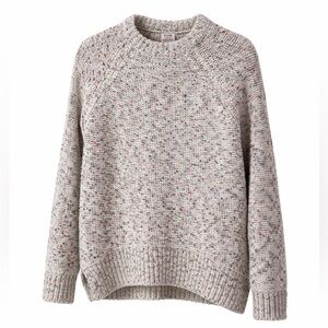 Mossimo Cream Textured Knit Sweater Cabincore Cozy Casual Chic | Small